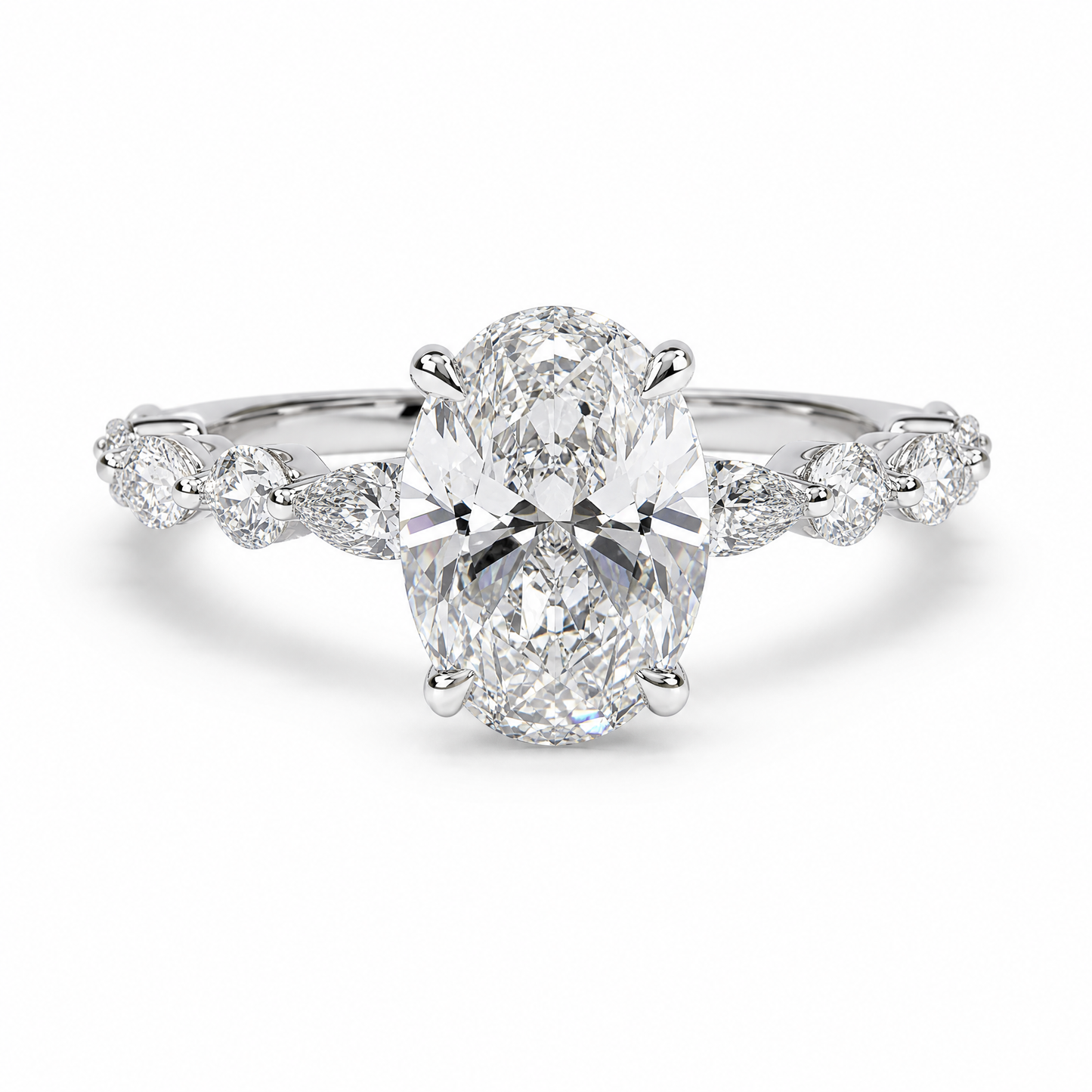 1.5 CT WITH SIDE STONES