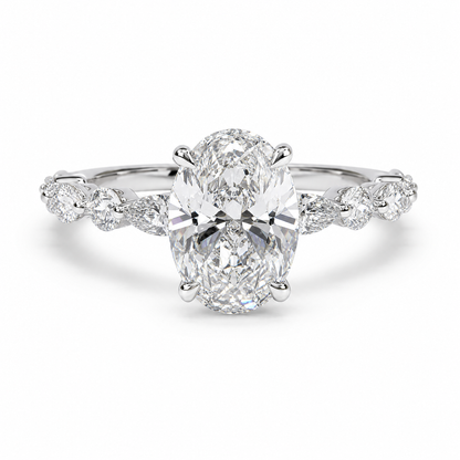 1.5 CT WITH SIDE STONES