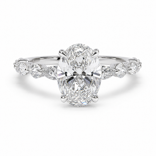 1.5 CT WITH SIDE STONES