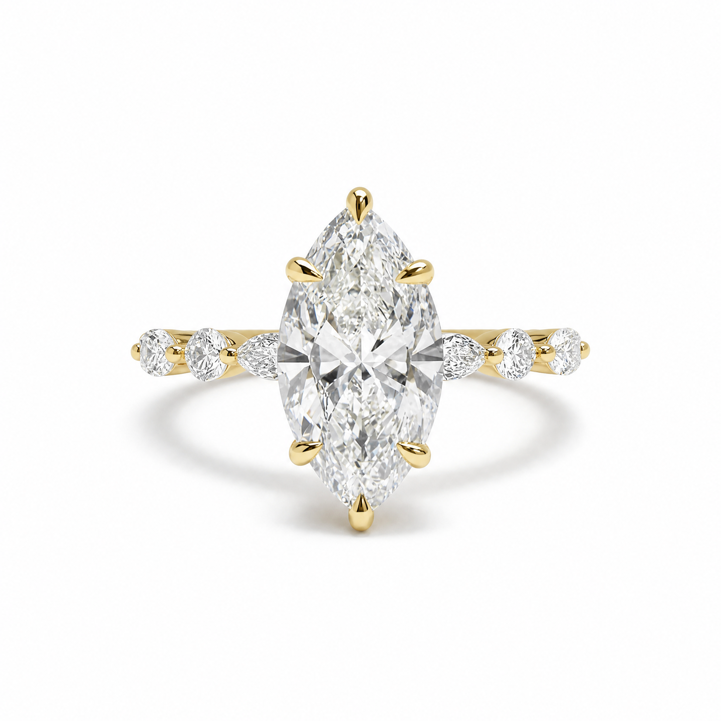 1.53 CT MARQUISE WITH SIDE DIAMONDS