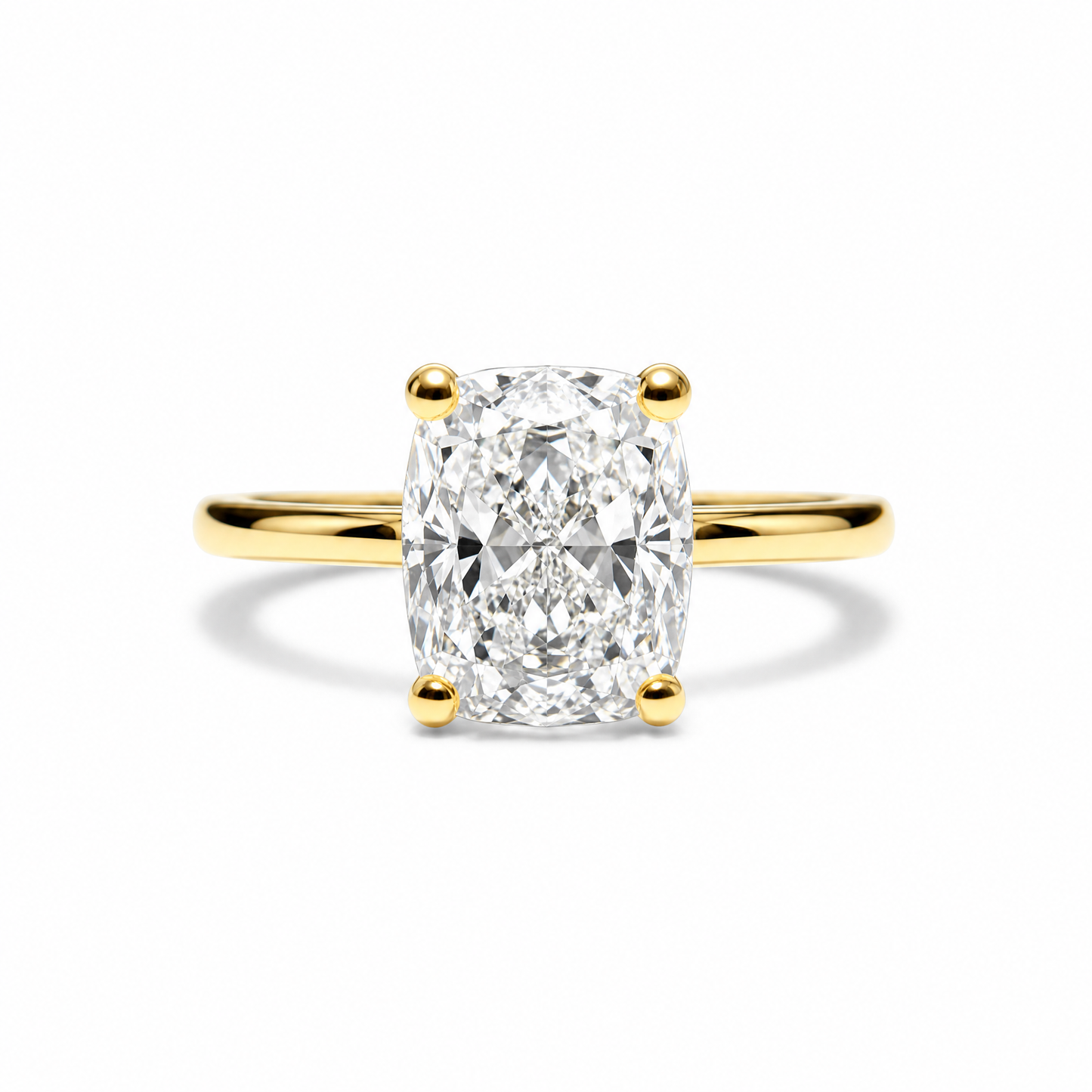 2.02 CT CUSHION CUT SOLITAIRE