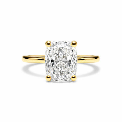 2.02 CT CUSHION CUT SOLITAIRE