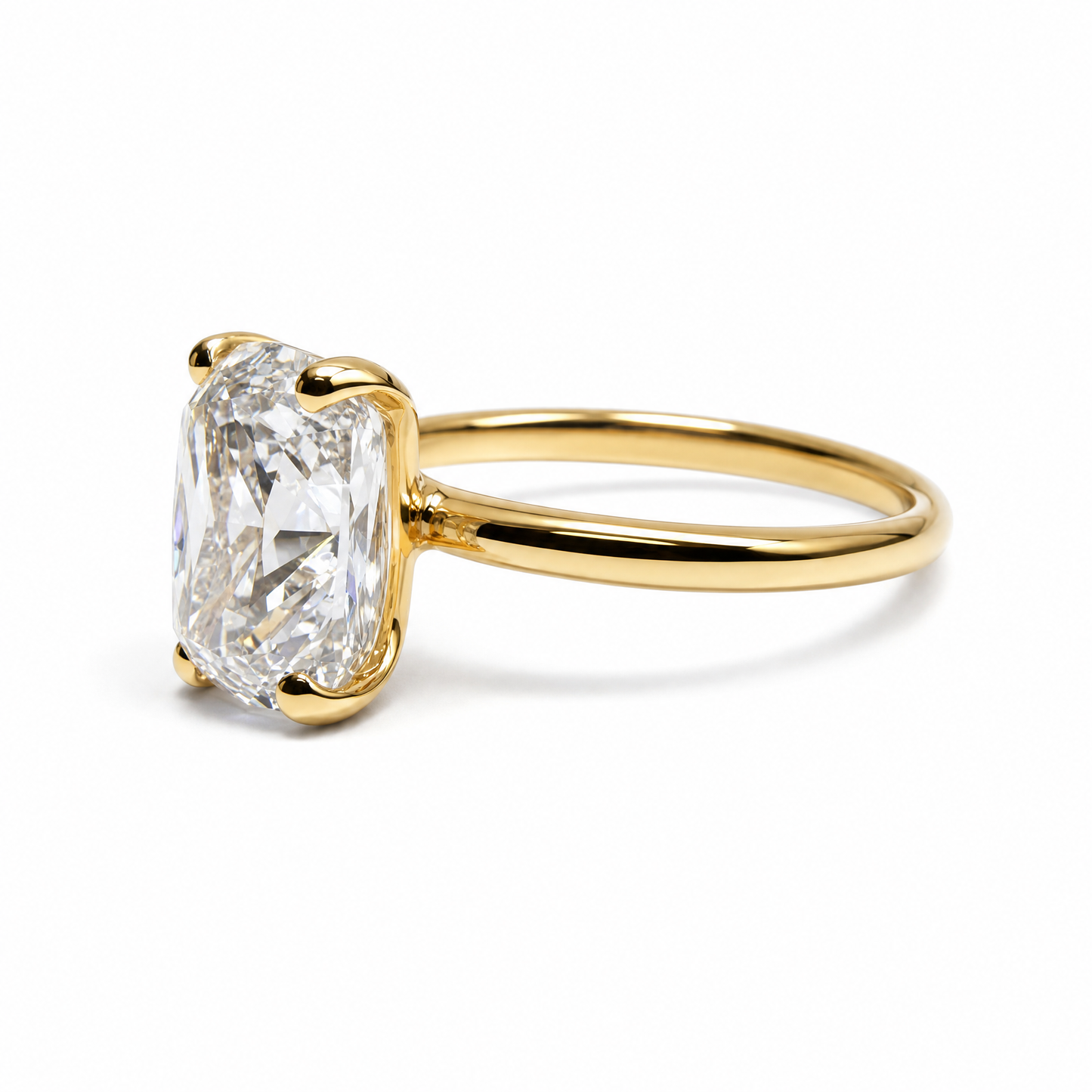 2.02 CT CUSHION CUT SOLITAIRE