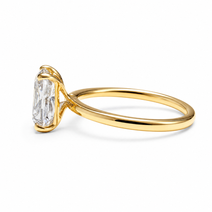 2.02 CT CUSHION CUT SOLITAIRE