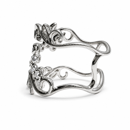 Bague Feuille de Diamant 