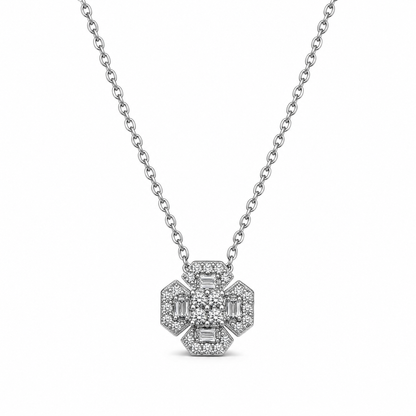 FLORAL DIAMOND NECKLACE