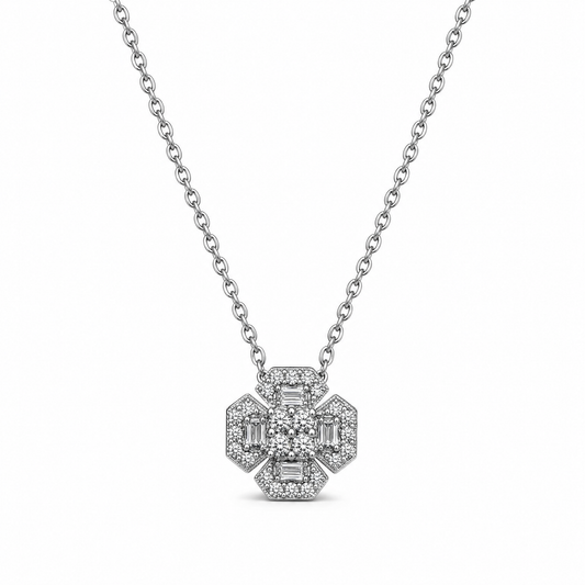 FLORAL DIAMOND NECKLACE