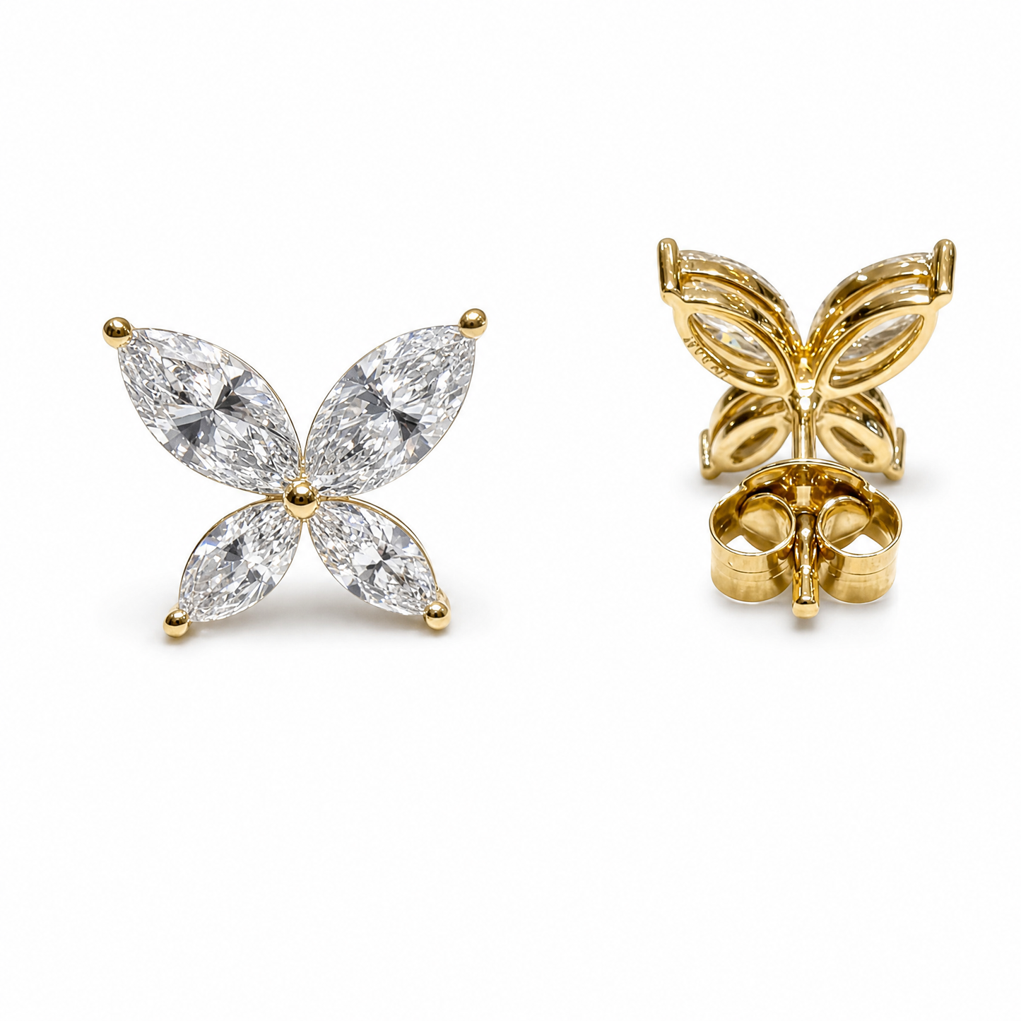 BUTTERFLY STUDS