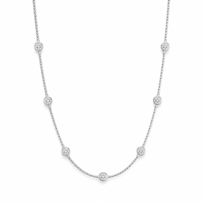 Collier à 7 diamants 