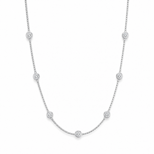 Collier à 7 diamants 