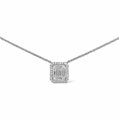 Collier réglable avec diamants illusion 