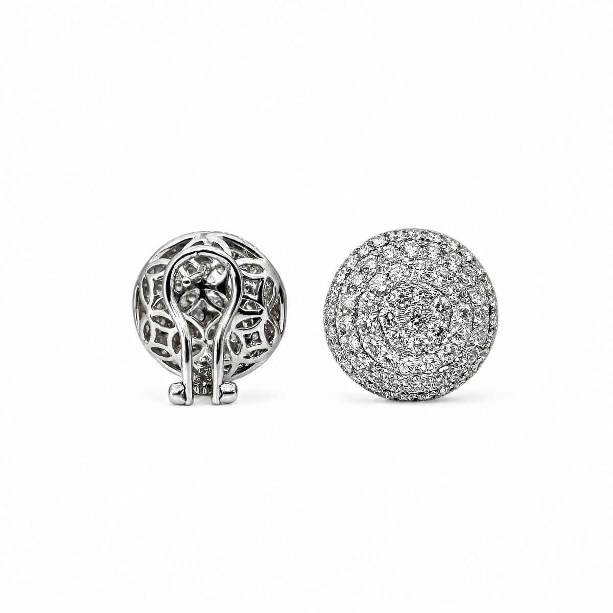 BOUCLES D'OREILLES PAVÉ 3,20 CT 