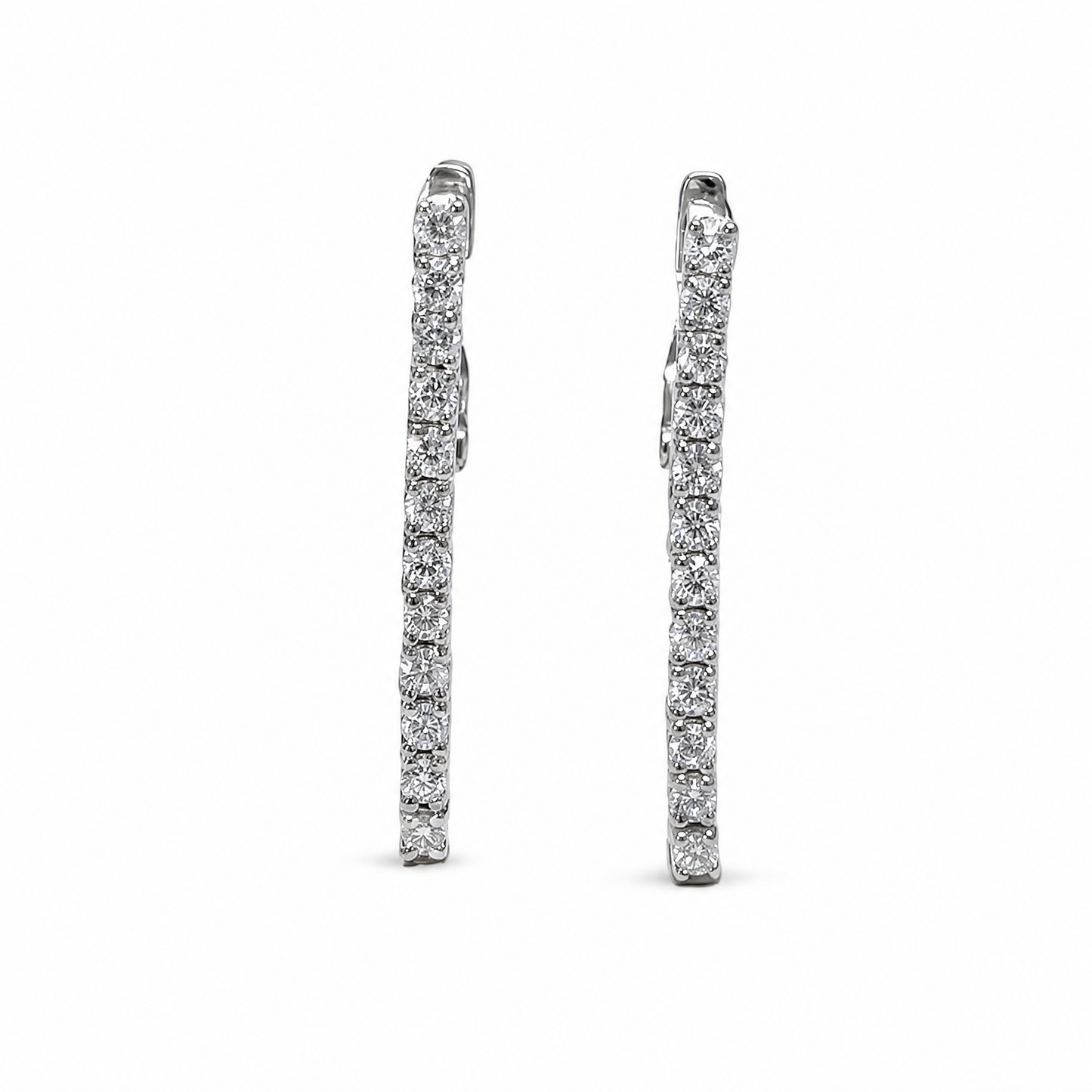 Boucles d'oreilles Tennis en diamant
