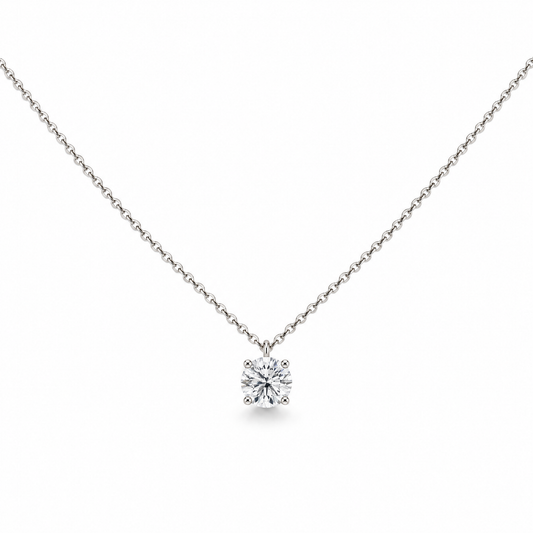 1.10 CT SOLITAIRE NECKLACE