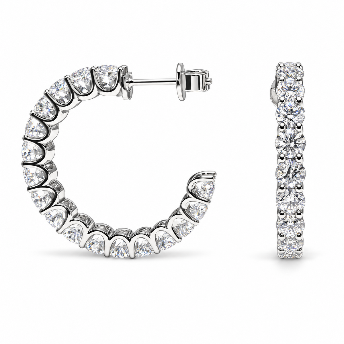 CELESTIA DIAMOND HOOPS