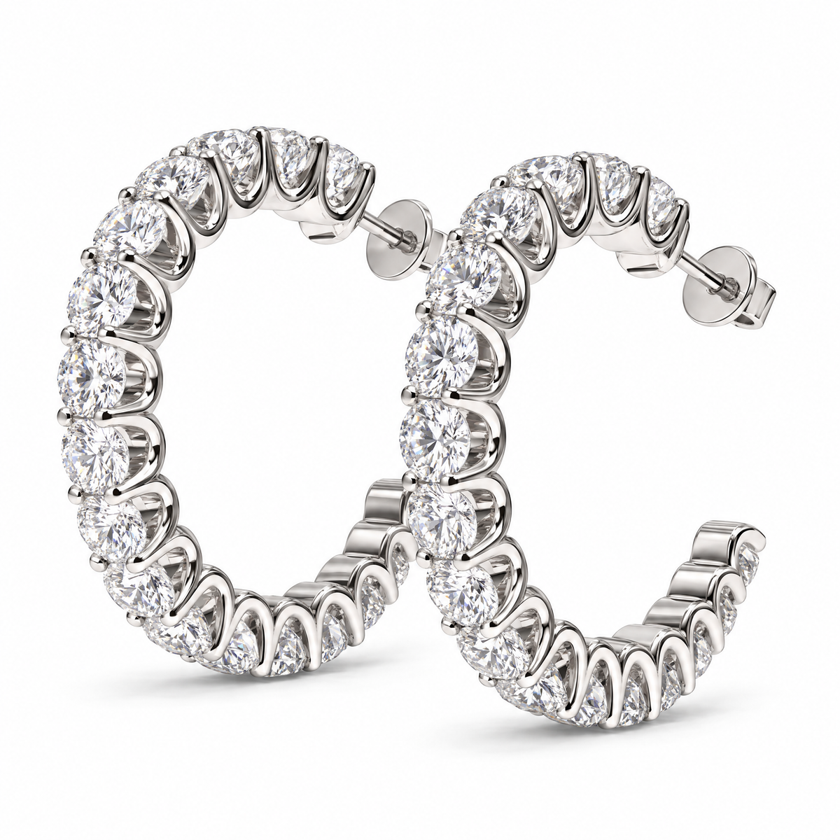 CELESTIA DIAMOND HOOPS