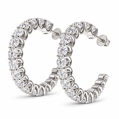 CELESTIA DIAMOND HOOPS