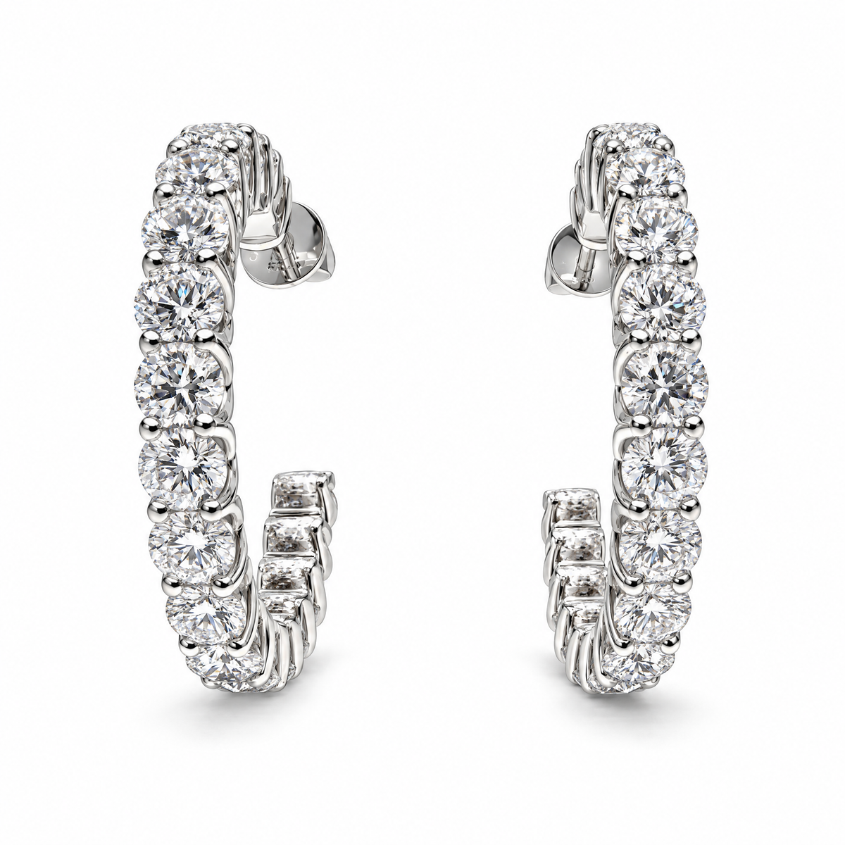 CELESTIA DIAMOND HOOPS