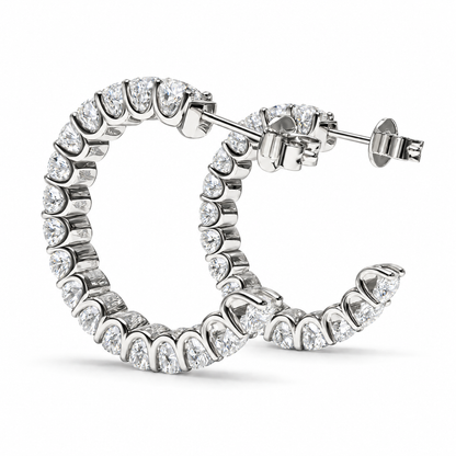 CELESTIA DIAMOND HOOPS