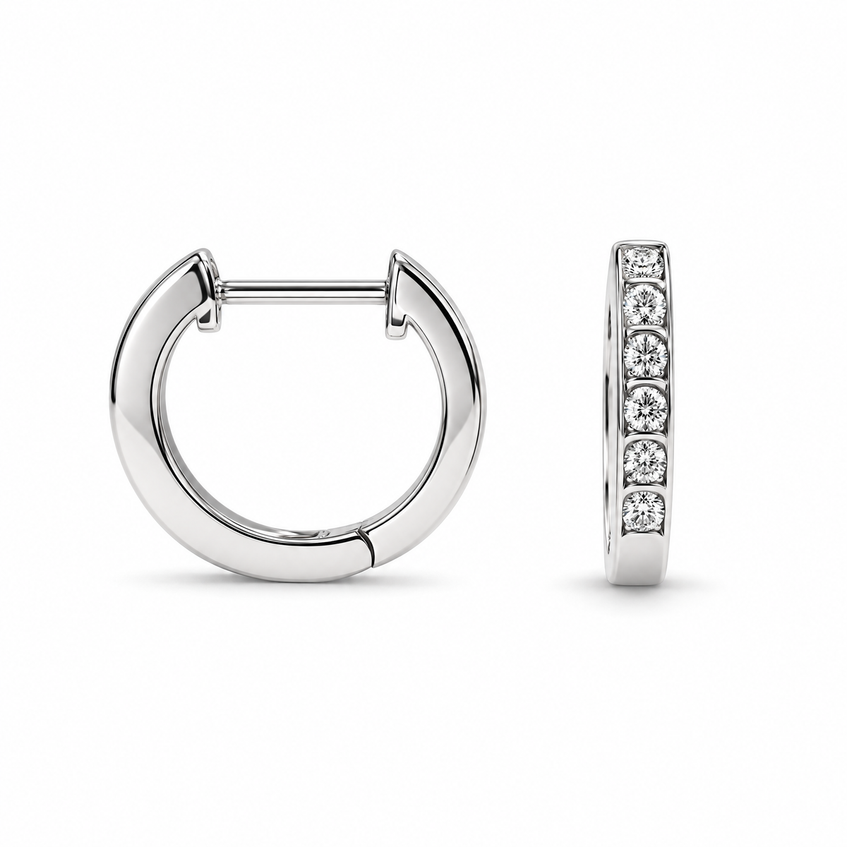 MINI DIAMOND HOOPS (XS)