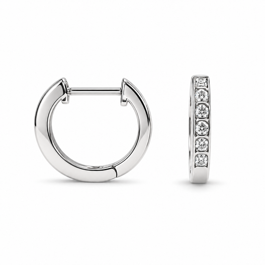 MINI DIAMOND HOOPS (XS)