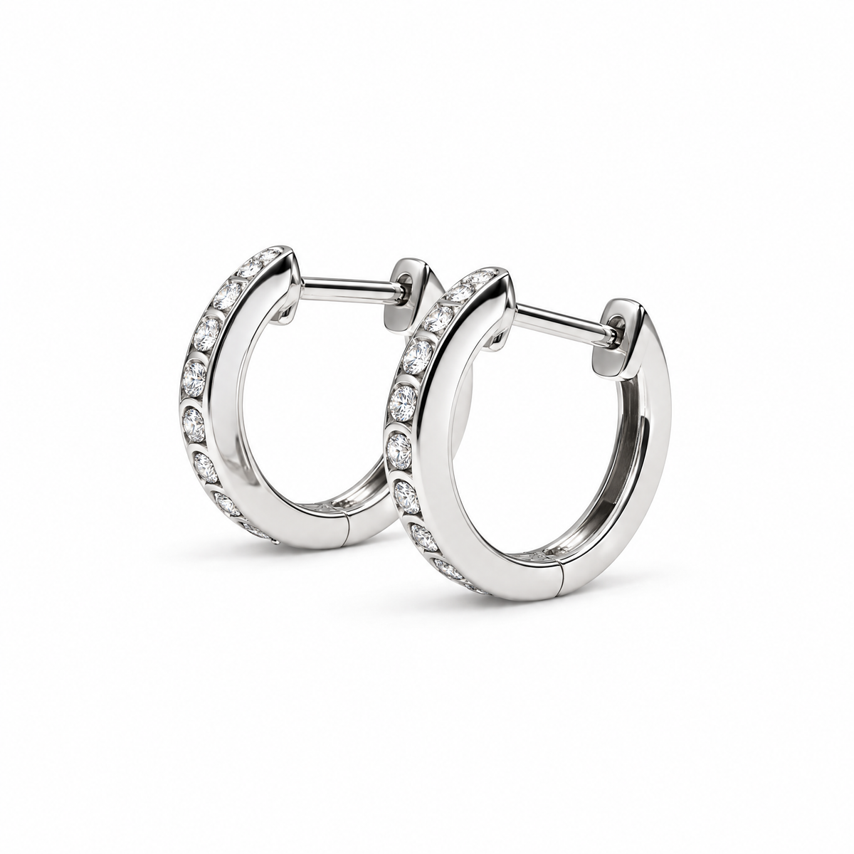 MINI DIAMOND HOOPS (XS)