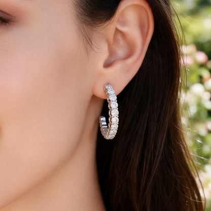 CELESTIA DIAMOND HOOPS