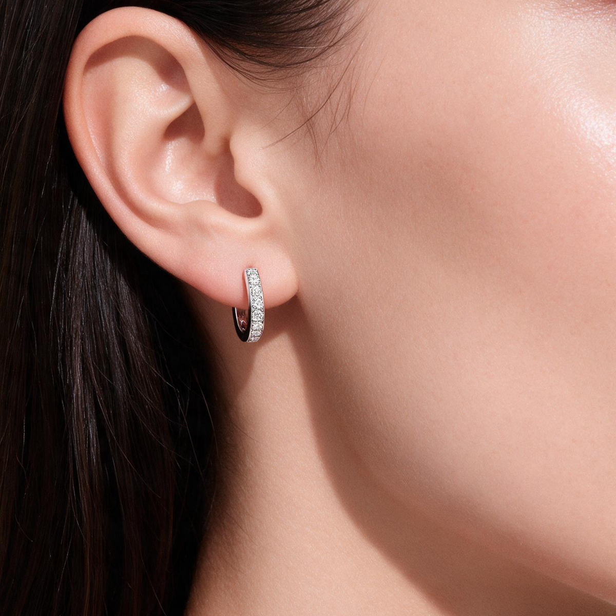 MINI DIAMOND HOOPS (XS)