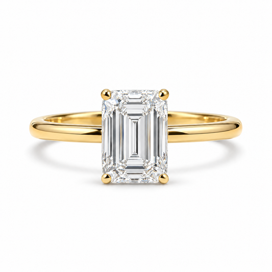 EMERALD CUT SOLITAIRE
