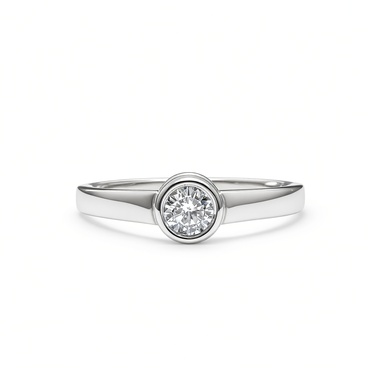 0,25CT RONDE SOLITAIRE RING 