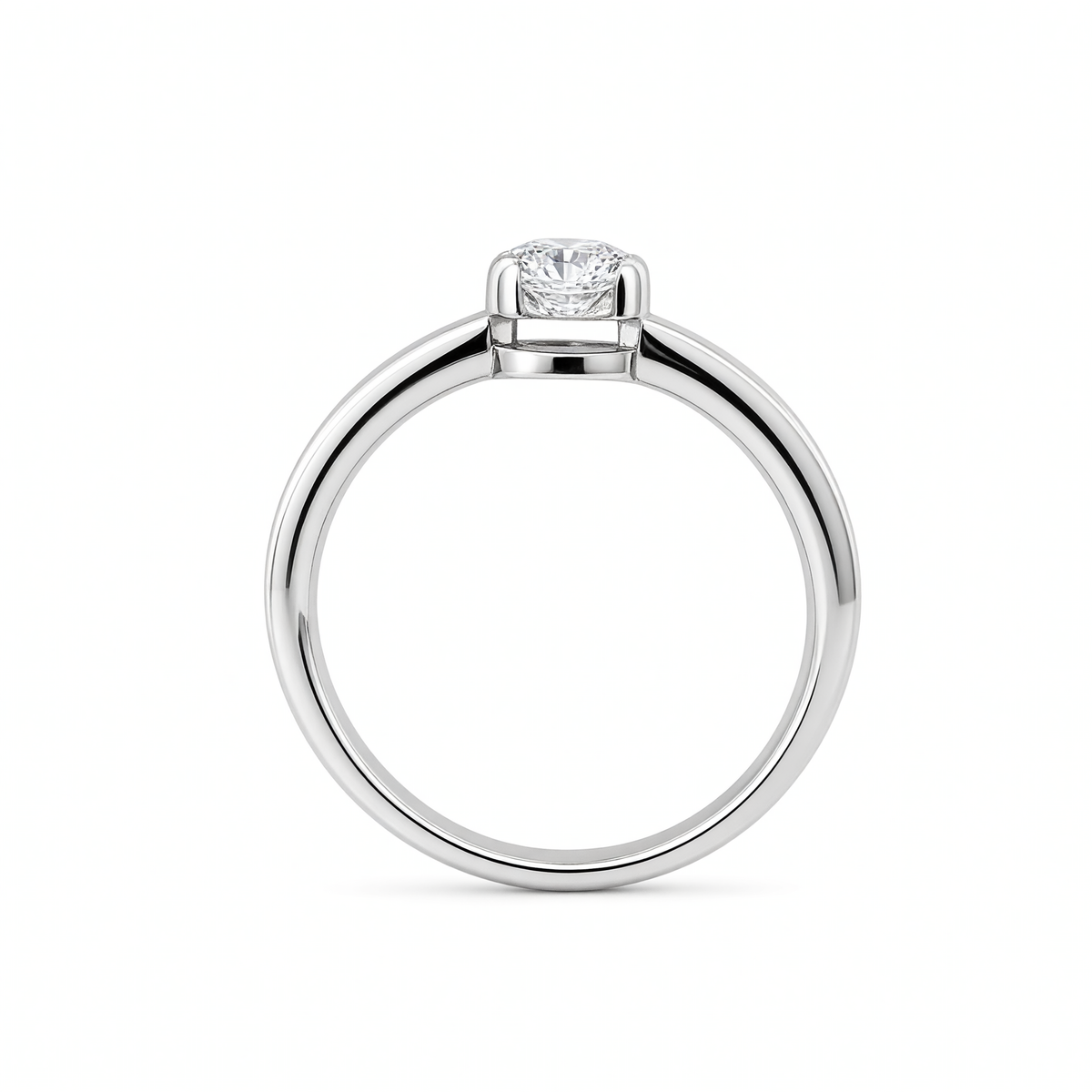 0,25CT RONDE SOLITAIRE RING 