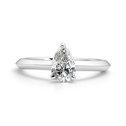 0.60 CT PEAR SHAPE DIAMOND RING