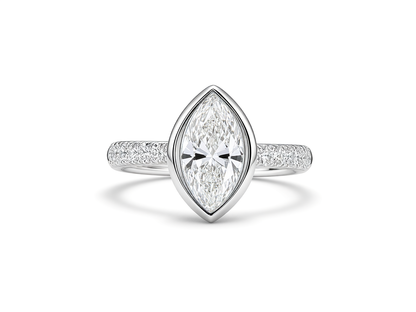 Marquise (LG) diamanten ring 