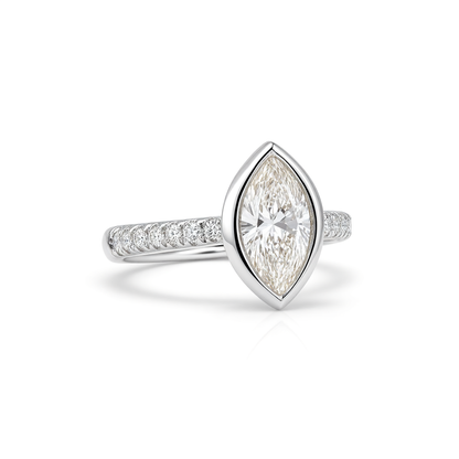 Marquise (LG) diamanten ring 