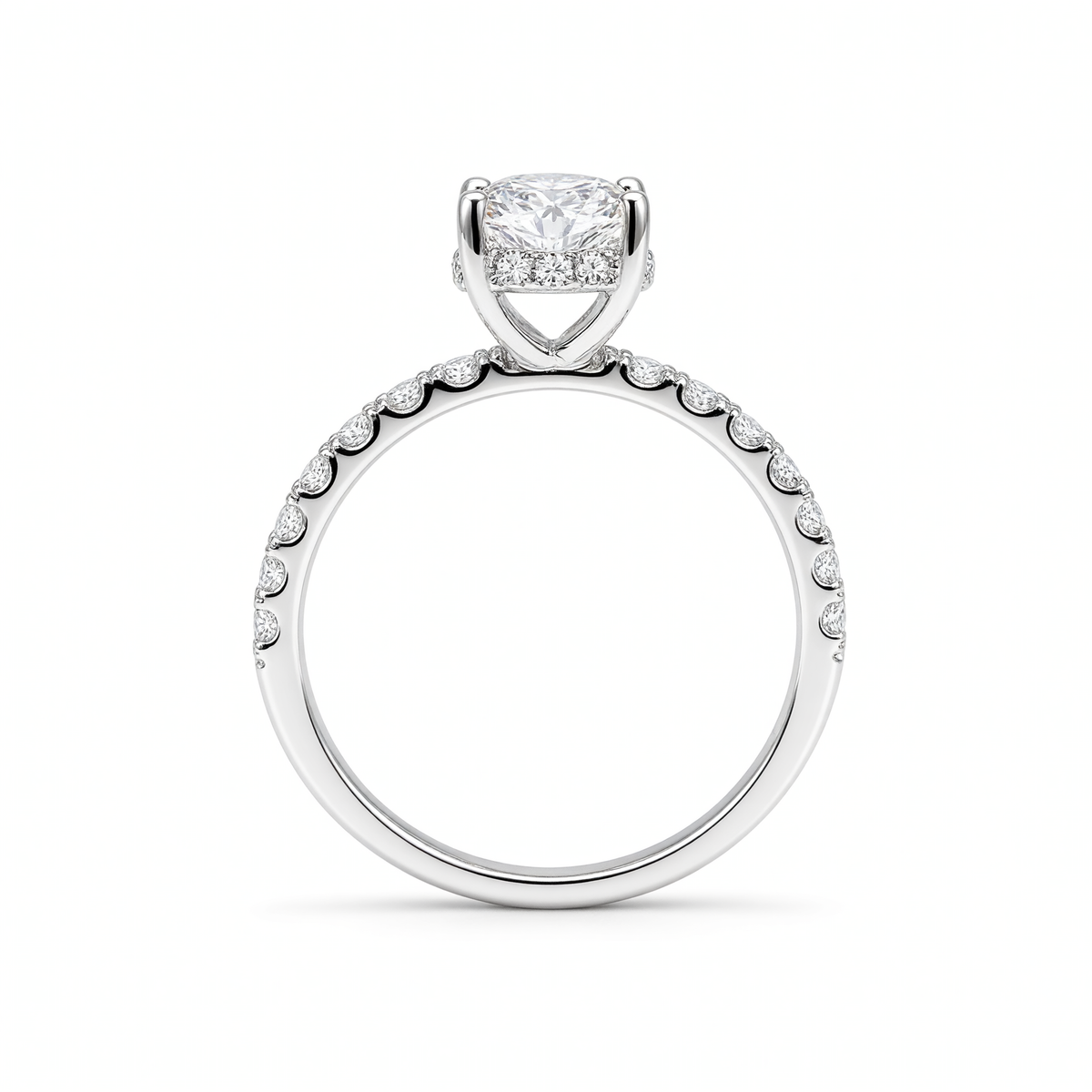 RADIANT CUT WITH SIDE DIAMONDS
