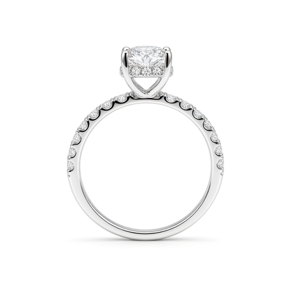 RADIANT CUT WITH SIDE DIAMONDS