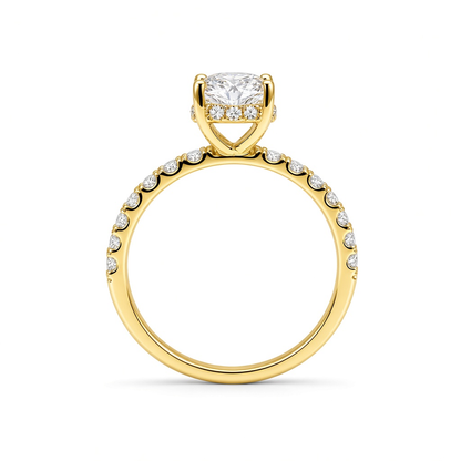 RADIANT CUT WITH SIDE DIAMONDS