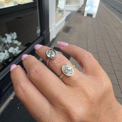 'LINDA' OVAL RING (YELLOW GOLD)