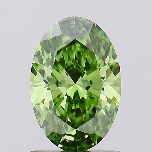 1.02Ct. Oval Diamond Green VVS2 IGI607356746